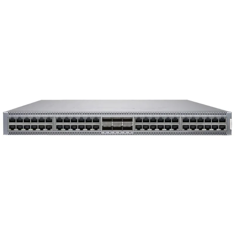 Juniper QFX5120-48T-AFI Switch 48X10GT+6X100G 1U AC PSU side intake and port side exhaust