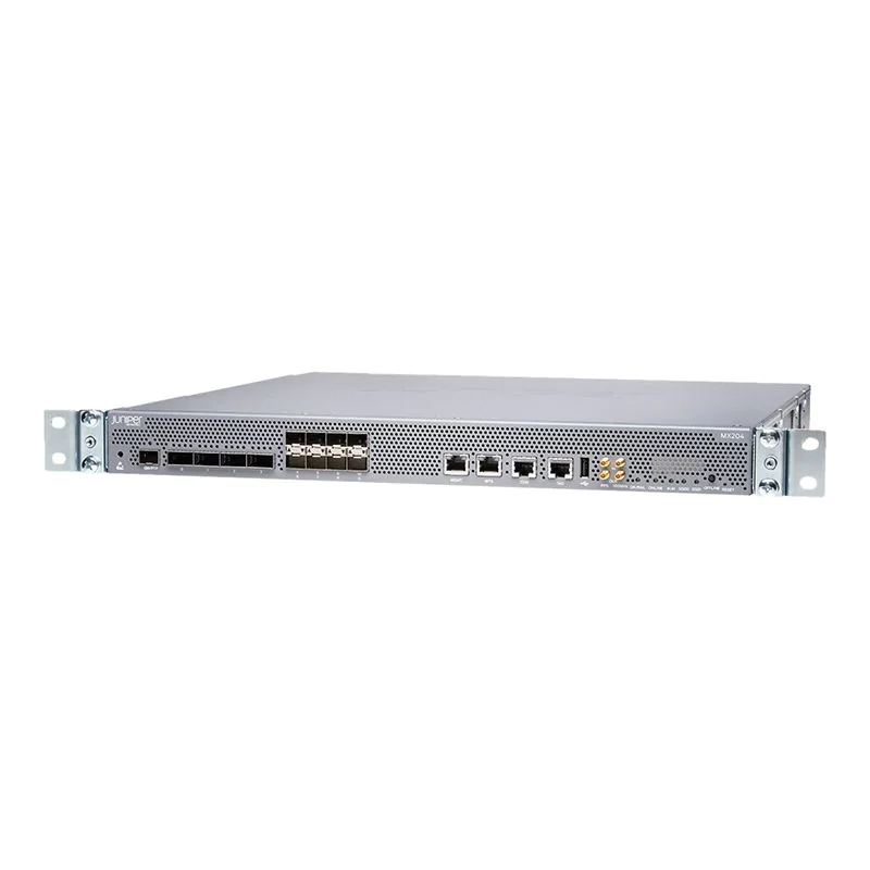 MX204-HWBASE-AC-FS Juniper Router MX204 Fixed AC System - HW and STD Junos; Feature right to use must be ordered separately.