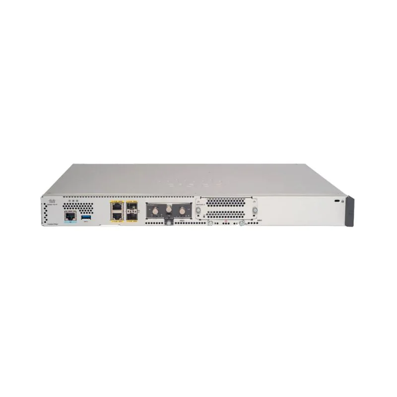 C8200-1N-4T Cisco Catalyst 8200L Router with 1-NIM slot and 4x1G WAN ports.