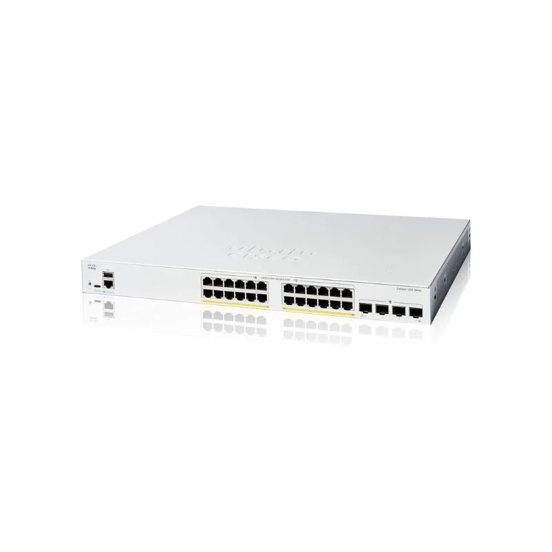 C1200-24P-4X Cisco Catalyst 1200 24-port GE, PoE, 4x10G SFP+.