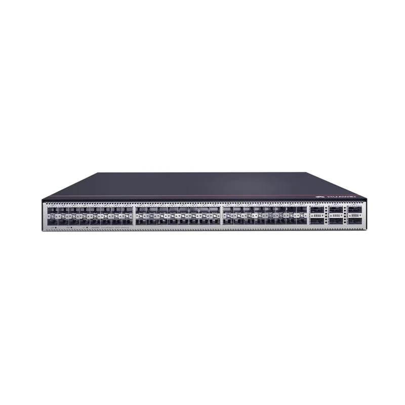 Huawei CE6820-48S6CQ-B CE6820-48S6CQ-B switch (48*10G SFP+, 6*100G QSFP28, 2*AC power modules, 4*fan modules, port-side intake).